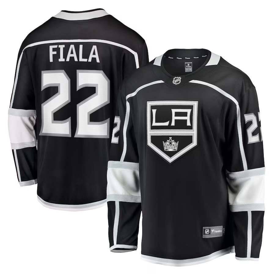 Men's Los Angeles Kings Kevin Fiala #22 Black Home Breakaway Jersey